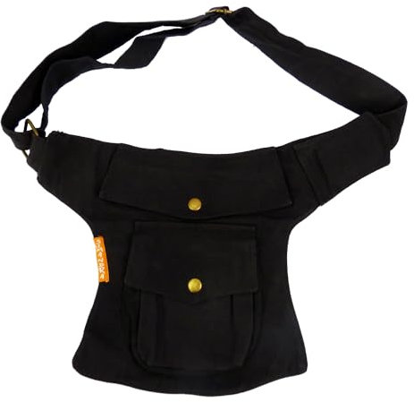 Simandra Gürteltasche für Damen und Herren - Bauchtasche mit vielen Fächern