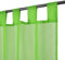 Megachest lucy Woven Voile Tab Top Curtain a pair with ties (28 colors) with tie backs (apple green, 56 wideX81 drop(W142cmXH206cm))