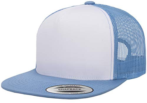 Yupoong Herren YP Classics Classic Trucker Cap Front Mütze, Carolina Blue/White/Carolina Blue, Einheitsgröße