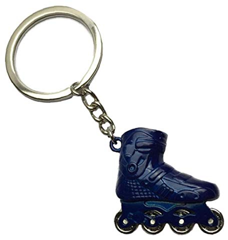 Angoter Schlittschuhe Roller Keychain Inline-Skate Split Handgemachte Keyring Sport Keychain