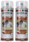 Vernis Transparent lot de 2 Vaporisateur bombes spray Aérosol 2x400ml Bois,Métal,Plastique