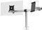 Durable Tischhalter für 1 Monitor 21-27 und 1 Tablet 7-13, mit Tischdurchführung, 360° drehbar, neigbar, höhenverstellbar, silber, 508823