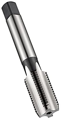Dormer E243PG16NO2 Serie E243 HSS gerade Flöte Handgewindebohrer PG Leitungsgewinde mit heller Oberfläche, DIN Standard, NO2, 16-18 Gewinde, 22,5 mm Schnittdurchmesser, 80 mm Länge