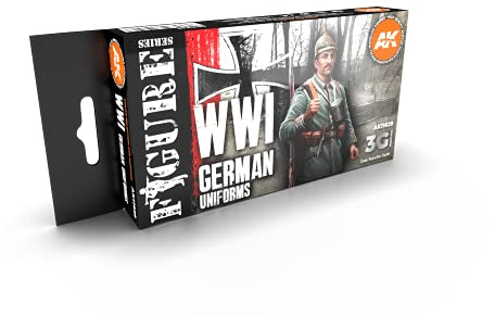 AK Interactive 3G WWI Deutsche Uniform - Kunststoff Modellierfarben & Zubehör Artikel # AK-11629
