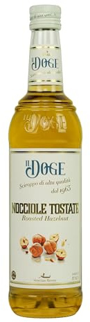 Il Doge Cocktailsirup, gerösteter Haselnuss, 70 cl, perfekt für Cocktails, Mocktails, Smoothies, Milchshakes