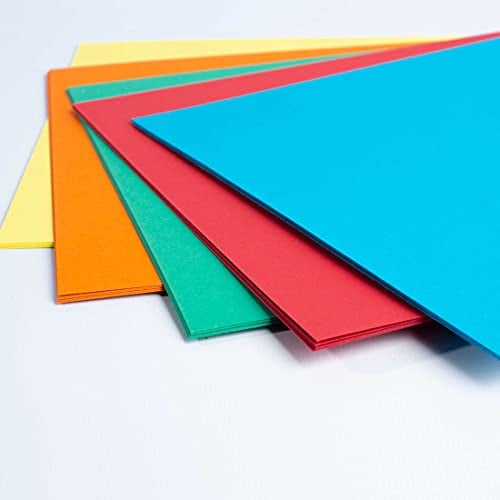 House of Card & Paper Karton, A4, 210 g/m², verschiedene helle Karten, 50 Blatt