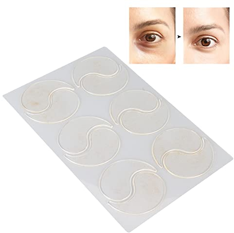 6 Paar Wiederverwendbare Augenpads, Silikon Patches für Falten Augenklappen Verhindern Falten Wiederverwendbar über Nacht Untere Augenpads Silikon-Pad Wiederverwendbar Reduzieren Hautfalten