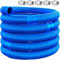 KESSER® Manguera de Piscina con Manguitos | Manguera de Piscina Exterior e Interior | Manguera de aspiración | Manguera de BombaLargo 14m (Ø 38 mm),Azul,