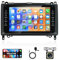 Android Autoradio 2 Din mit Navi GPS WiFi Canbus für Mercedes Benz W169 W245 B160 B170 B180 B200 W639 Vito Viano W906 Sprinter 8 Zoll Autoradio mit Mirror Link Bluetooth FM/RDS/DAB+/OBD Rückfahrkamera