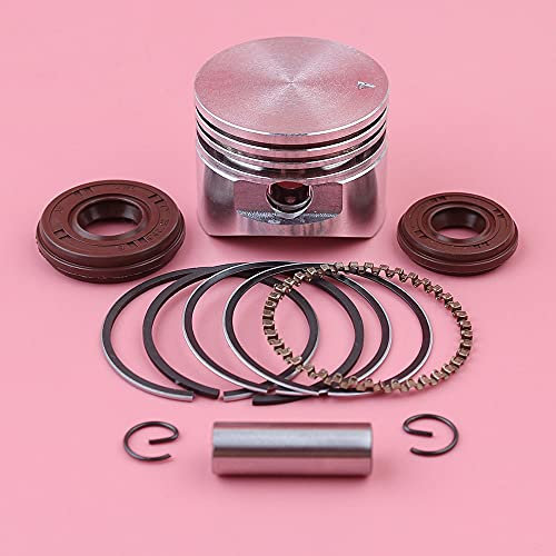 Accessories 35mm Piston Ring Oil Seal Kit for Compatible with Honda GX25 FG110 HHT25S 25cc 4 Stroke Trimmer Brush Cutter Lawn Mower Engine Part