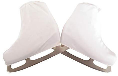 Veemoon Elastischer Schlittschuh Weiß Universell Einsetzbar Für Eiskunstlauf Und Schlittschuhe Feuchtigkeitsabsorbierendes Innenfutter