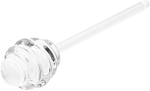 Lurrose Verre Miel Louche Miel Agitant Confiture Sirop Louche Miel Cuillère Louche Sirop Agitant pour Pot De Miel Pot Clair