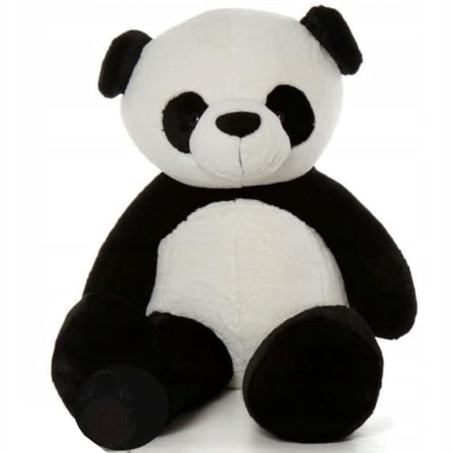 Gustaw Teddybär Groß XXL Panda - Plüschbär, Kuschelbär XXL Plüschtier, Spielgefährte und Deko in einem - Stofftier, Plüschtier Kuscheltier Giant Teddy Bear (weiß und schwarz, 200cm)