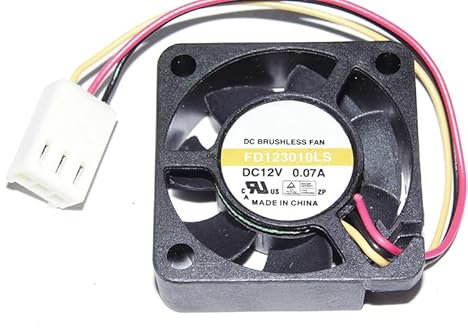 Zyvpee FD123010LS Ventilateur de refroidissement 3 fils 12 V 0,07 A