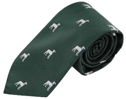 axy Krawatte für Herren mit Geschenkbox Krawatten 7,5 cm breite in verschiedenen Motiv HK3 (Große Hunde - Grün)
