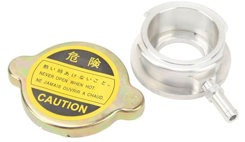 Kit Tappo Collo di Riempimento Radiatore da 40 Mm Robusto 0,9 Bar Elevata Durezza Saldabile Affidabile Tappo Collo di Riempimento Radiatore Set Copertura Tappo Radiatore Copri