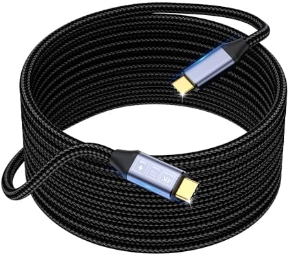 cable usb c carga rapida 3 meter,cable usb c 3.1,10 Gbps,100W cable usb c monitor, cable usb c video 4k@ 60Hz de Transmisión Para Ordenadores Portátiles, Teléfonos Móviles, Dispositivos,usb tipo c