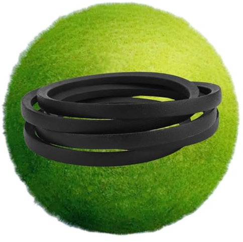 Courroie d'entraînement M110313 M154958 (1,6 x 281,9 cm) de rechange pour John Deere Deck 325 335 345 GT235 GT245 LX255 LX277 X300 X500 Tondeuse à gazon