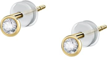FAVS FAVS Damen-Ohrstecker 375er Gelbgold 2 Zirkonia