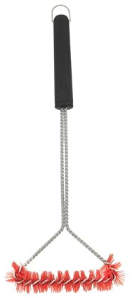 Farberware BBQ Nylon-Spiralgrillbürste, gewebt, rostbeständige Borsten, inklusive Aufbewahrungsring