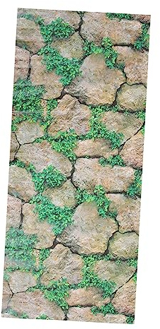 COSMEVIVI Reptilienbox Aufkleber mit Steinmuster Selbstklebender Terrarium Hintergrund aus Papier Dekorative Rückwand ohne Geruch zur Gestaltung und Dekoration im Terrarium