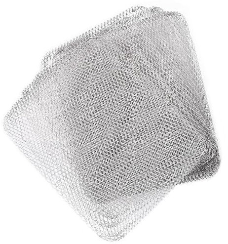 20 Stück 38,8 x 30,5 cm BBQ Grill Mesh, BBQ Grill Mesh, Liners Grill Topper Durable Barbecue Grill Mesh, Aluminium Mesh Grillmatten für Holzkohle, Gas, Elektrogrill, Backzubehör