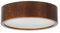 STOLARNIA PIKA Deckenleuchte - Holz Runde Deckenlampe Nussbaum 1xE27 (∅27 cm) - Modern Dunkelbraun Lampe für Schlafzimmer, Wohnzimmer, Flur, Küche - Stilvolle Kiefernholz LEJA