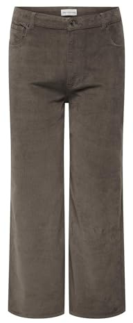 ONLY CARMAKOMA Damen Carhope Global Ex Hw Wide Cord PNT Noos, Morel, 48W x 32L