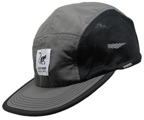 Surf Monkey Berretto a 5 pannelli Sport - Corsa - Poliestere riciclato - Waterproof - Fluorine-Free DWR - Adulto