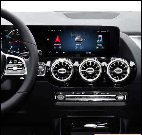 Android Ai Adapter Nachrüstung für 10.25 Mercedes MBUX NTG6 B-Klasse W247 Add Wireless CarPlay Android Auto Streaming Apps Netflix Spotify Prime Video Twitch Reddit GPS Navigation (128GB)