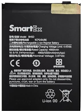 Smartex® Baterìa Compatible con Xiaomi Modelo BN5D para Redmi Note 11 4G/Redmi Note 11S 4G (Fast Charging)