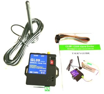 Equipo eléctrico del abridor de puerta, Alarma inalámbrica de alerta SMS 2G del alarma GSM GL09 con control aplicación pilas