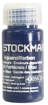 Stockmar Aquarellfarbe 20 ml - Farbkreis, Farbe: 59 Blau (Farbkreis)