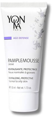 Pamplemousse Tagescreme Yonka 50ml | Vitamin C, ätherische Öle | Für normale bis ölige Haut | Revitalisierend, gegen fahlen Teint | Dermatologisch bestätigt, 98% natürliche Inhaltsstoffe