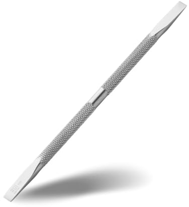 Rui Smiths Profi Doppelendiger hypoallergener Edelstahl-Metallschieber (Nagelhautschieber) Cuticle Pusher - Stil No. 105