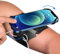 VUP Brazalete Movil Running Desmontable, Brazalete Deportivo para Correr con Bolsa de Auriculares, Brazalete Móvil Deportivo 360° Rotación Ajustable para iPhone 15/14/13//12/Pro/11/XR/X(Negro)