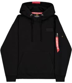 Alpha Industries Herren Alpha Industries Back Print Hoody Neon Print Kapuzensweat für Herren Kapuzenpullover (1er Pack)