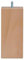 Furniture Legs Europe Möbelfuß vierkant Holz Höhe 16 cm (M8) | Hohe Qualität und nachhaltiges Holz mit transparentem Schutzlack