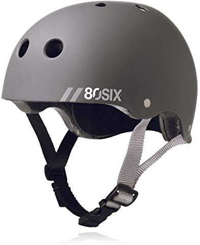 80SIX Triple Certified Multisport Helmet - Ideal for Bike, Scooter, Skateboard, Roller Skate and Inline Skate