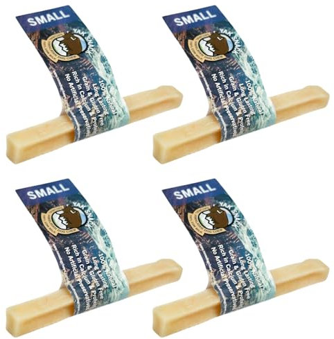 Yak Snack - Small Natural Dog Treats. Long Lasting Chews For Dogs With No Artificial Preservatives. Yak Milk Chews Low In Fat, High In Protein And Calcium. Grain And Gluten Free (Pack of 4)