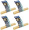Yak Snack - Small Natural Dog Treats. Long Lasting Chews For Dogs With No Artificial Preservatives. Yak Milk Chews Low In Fat, High In Protein And Calcium. Grain And Gluten Free (Pack of 4)