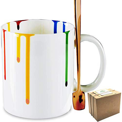 Künstler-Tasse, Geschenke für Kunstliebhaber, Künstler-Tasse, Geschenke für Frauen und Männer, Geburtstagsgeschenke für Malliebhaber, Wertschätzungsgeschenk für Kunstlehrer, lustige