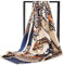 Ecroon Damen Schal Kopftücher Halstuch Elegante Schal Frauen Elegant Seidenschal Business Seidentuch Scarf Bandana Taschentuch Ansatz Handgelenk Verpackungs (One size, #06)