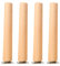 Holz Möbelfüße,Runde Massivholz ?Gerade Tischbeine Möbelfüsse Holz Möbelbeine Ersatz Möbelbeine Sofabeine für Sofa Schrank und Bett 4 Stück Holzfarbe (50cm)