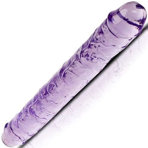 Double Gode Flexible 30cm 3,5cm godemichets Réaliste Sextoys TPE Anal sex toýs couple pour Sex Toýs Homme sex toýs femme sextoys homme godemichés Stimulation Vaginale et Anale sex toys FOPS D15-5