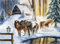Wandkalender: Winterpferde