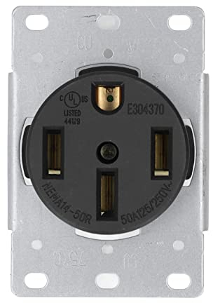 Prise Industrielle NEMA 14-50R 4 Trous Prise Industrielle Standard US 50A 125V/250V