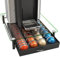 DecoBrothers, Cassetto porta cialde in vetro temperato, per 28 capsule Nespresso grandi o 56 capsule Nespresso piccole, nero