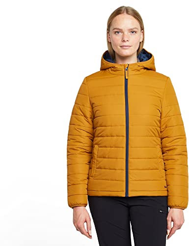 Peter Storm Women’s Blisco II Jacket with Hood & 2 Pockets, Insulated, Water-resistant & Lightweight Puffer Coat for Cold Weather & Winter (UK, Numeric, 18, Regular, Regular, Yellow)