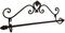 zeitzone Handtuchhalter Gusseisen Braun Handtuchstange Wandmontage Vintage-Stil
